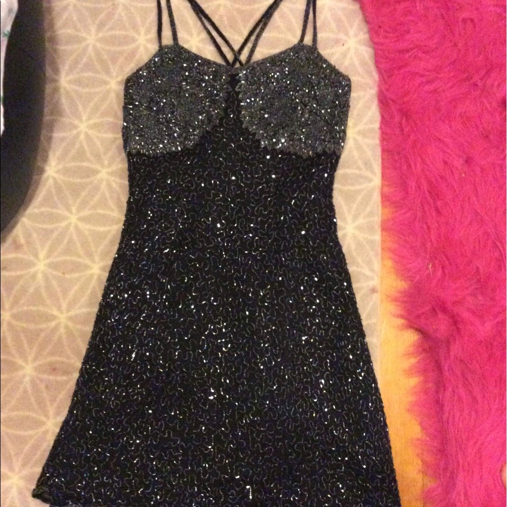 Vintage Beaaded Tatiania’s Dress Fit s 0-4